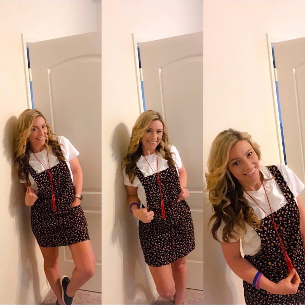 Floral Overall Dress